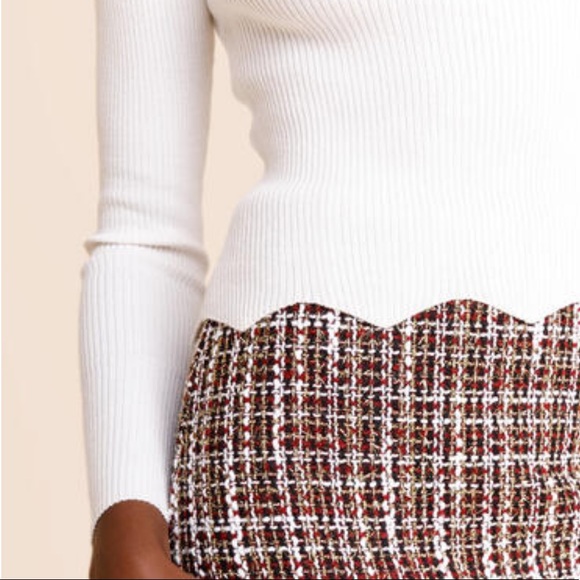 White Long Sleeve Sweater - Picture 8 of 12